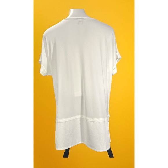 Calvin Klein Size Large Calvin Klein White Tunic Top - Picture 2 of 6
